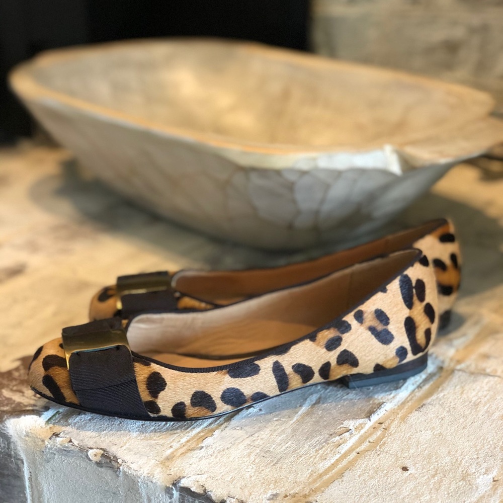 Boutique 9 • Faux fur leopard flats